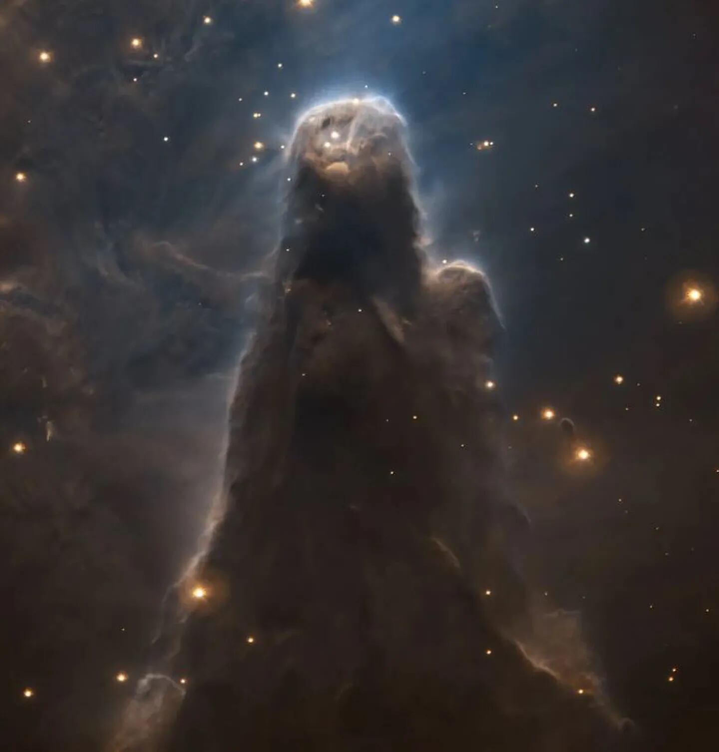 No, no es un Dementor, es la Nebulosa del Cono. (Foto: European Southern Observatory)