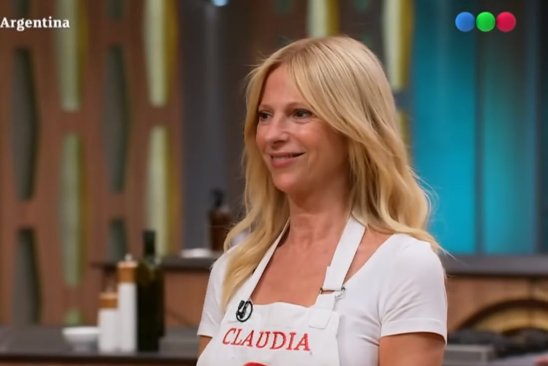 Claudia Fontán en "MasterChef Celebrity". (Captura Youtube)