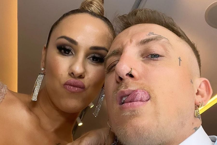 Barby Silenzi y El Polaco en el 15 de Sol, su hija con Karina La Princesita