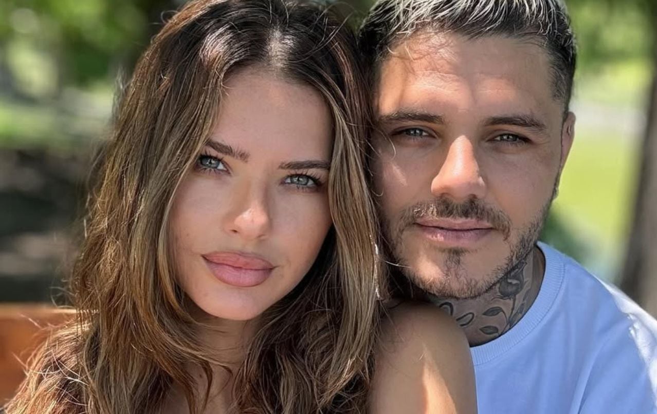 Las fotos oficiales de la China Suárez y de Mauro Icardi. Gentileza Instagram.