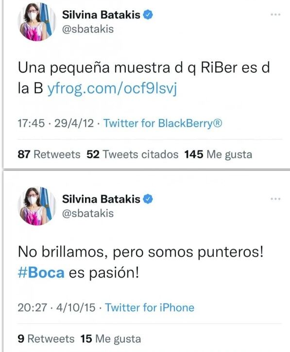 El archivo de Silvina Batakis, nueva ministra de Economía, en Twitter (Captura)