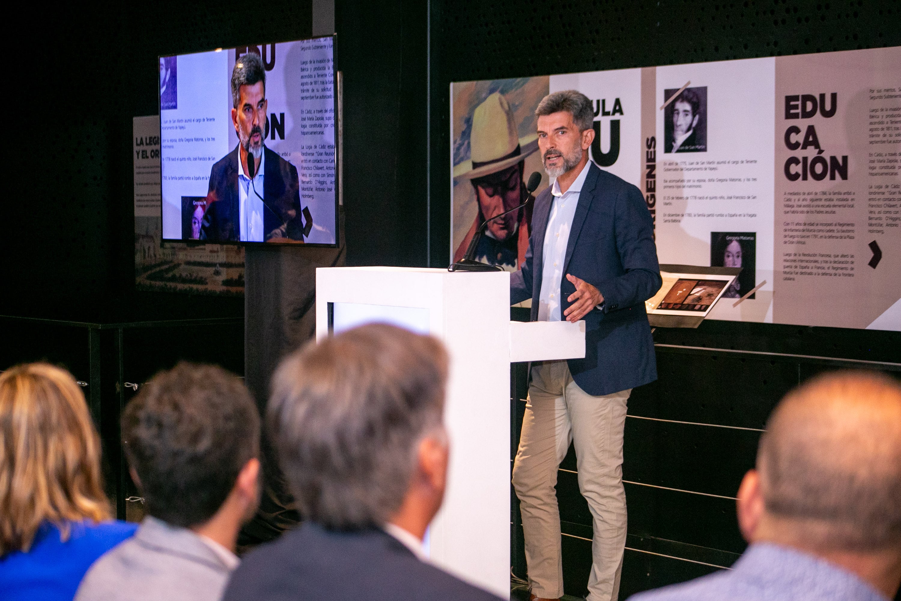 Se conocieron los ganadores del concurso nacional distrito fundacional. El intendente de la Municipalidad de la Ciudad de Mendoza, Ulpiano Suarez. Foto: Gentileza