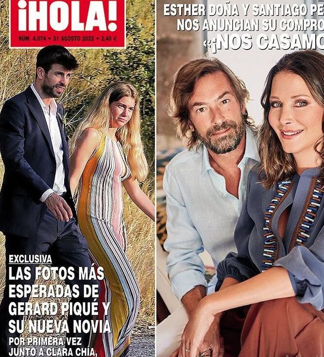 Tapa de revista ¡Hola¡.