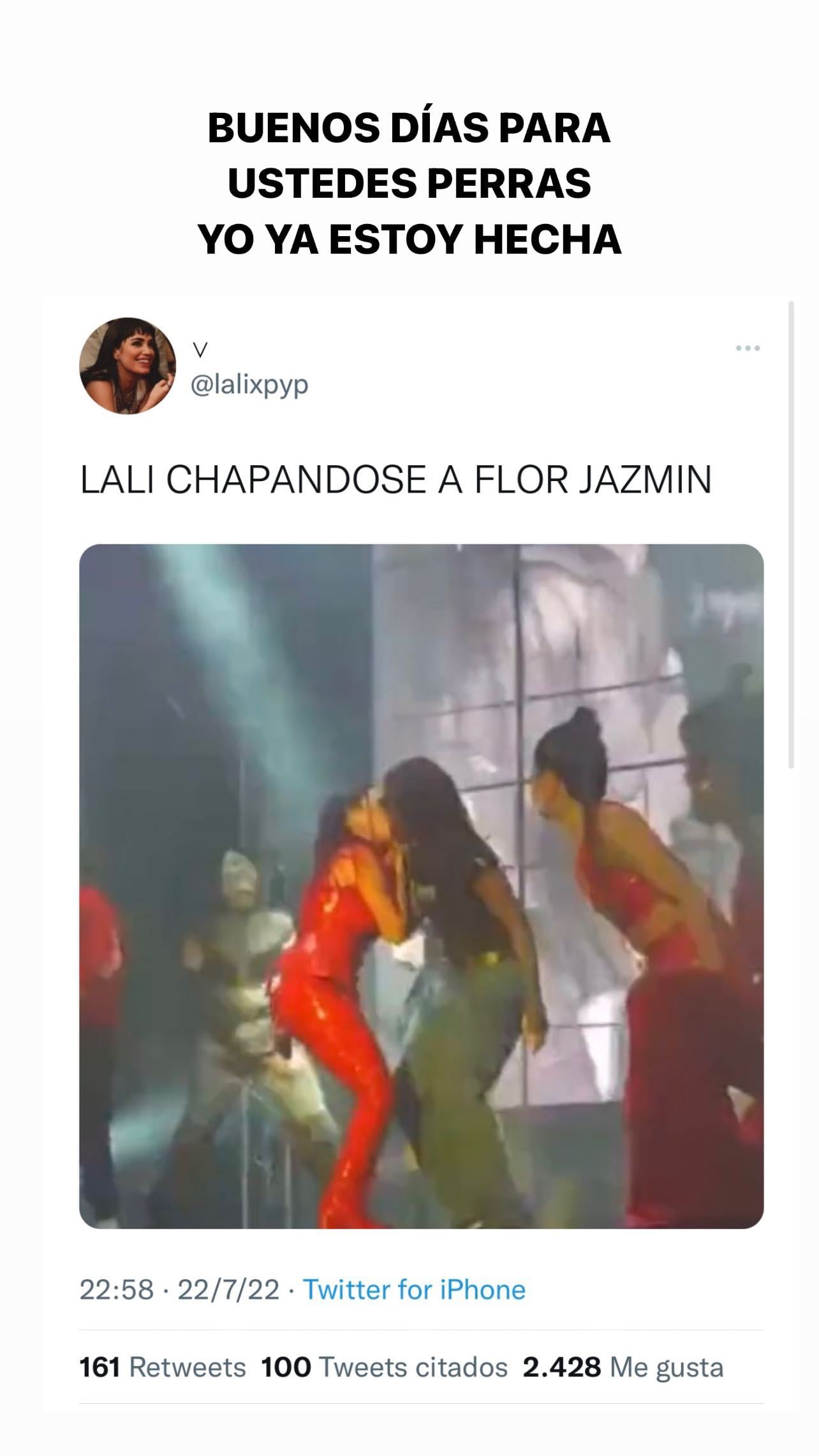 La reacción de Flor Jazmín en su perfil de Instagram