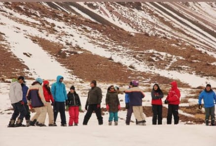 Hasta dónde hay que ir para ver nieve lo más cerca del Gran Mendoza: lugares, horarios y requisitos. Foto: Instagram @lospuquios