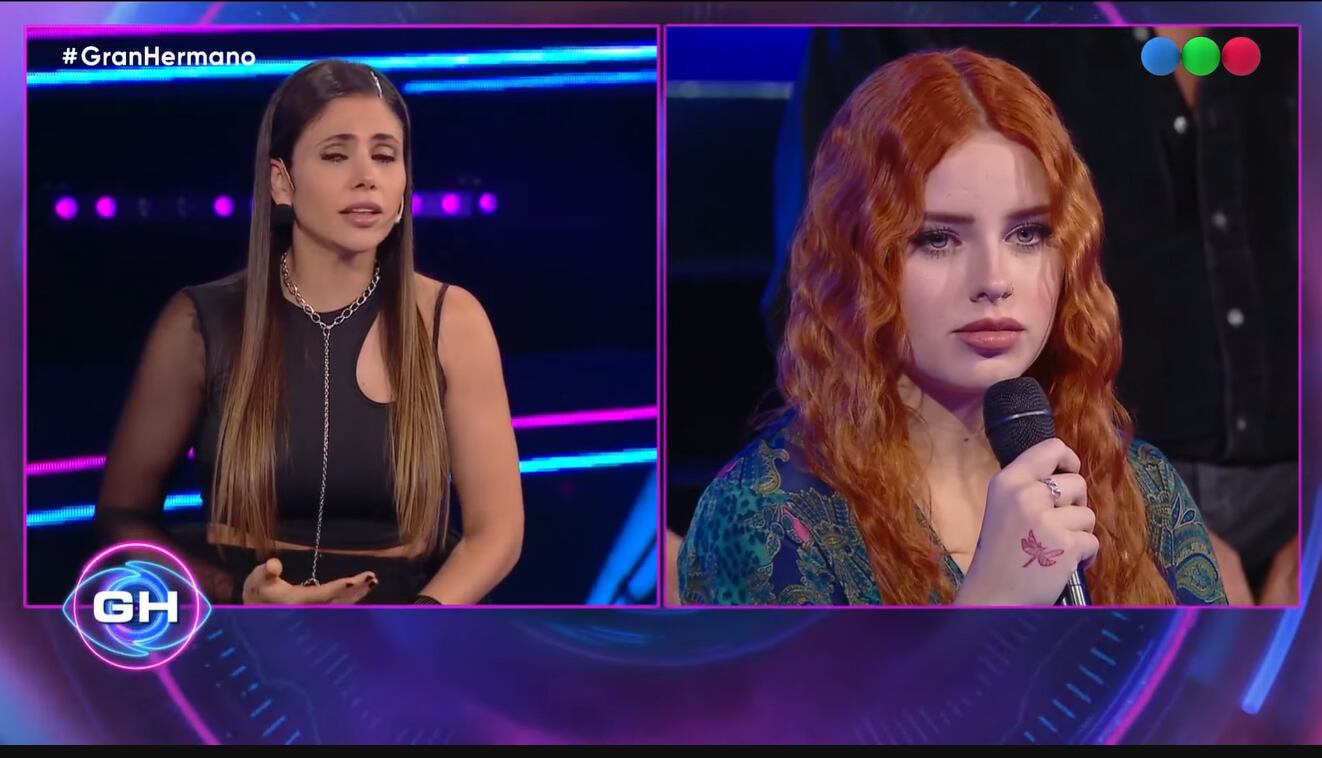 El duro debate de Romina