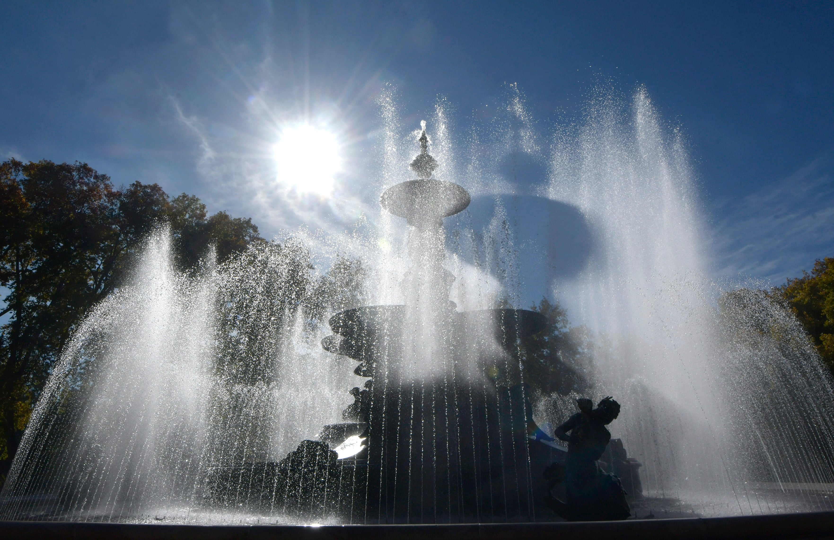 Fuente de los Continentes en el parque General San Martín
Foto: Orlando Pelichotti / Los Andes