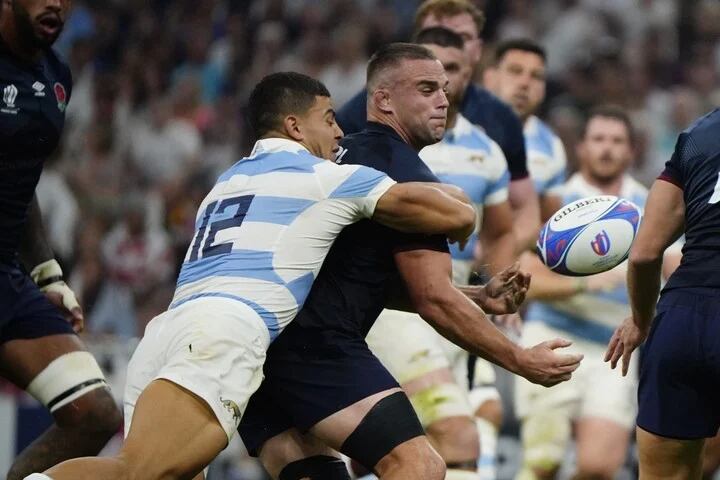 Inglaterra aplastó a Los Pumas en el debut del Mundial.