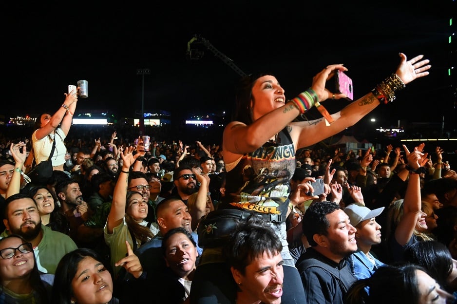 Pinta Rock: con menos intensidad y más pogo, la Fiesta de la Cerveza tuvo su noche rockera +30. Foto: Gentileza Municipalidad de Godoy Cruz