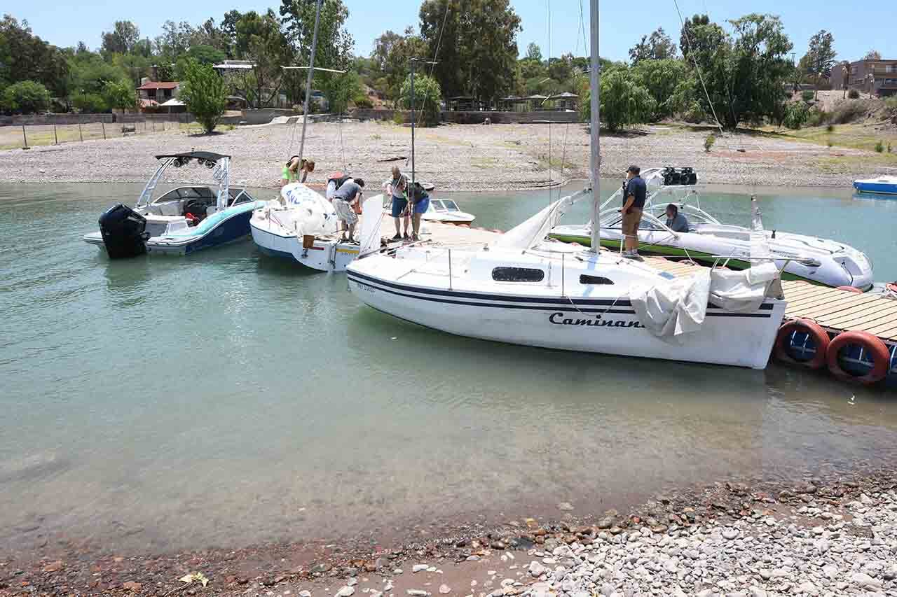 Yacht Club Mendoza, club náutico ubicado en el Embalse  EL Carrizal.
El velerismo en Mendoza, una pasión náutica en la provincia de Mendoza.
Foto: José Gutierrez/ Los Andes