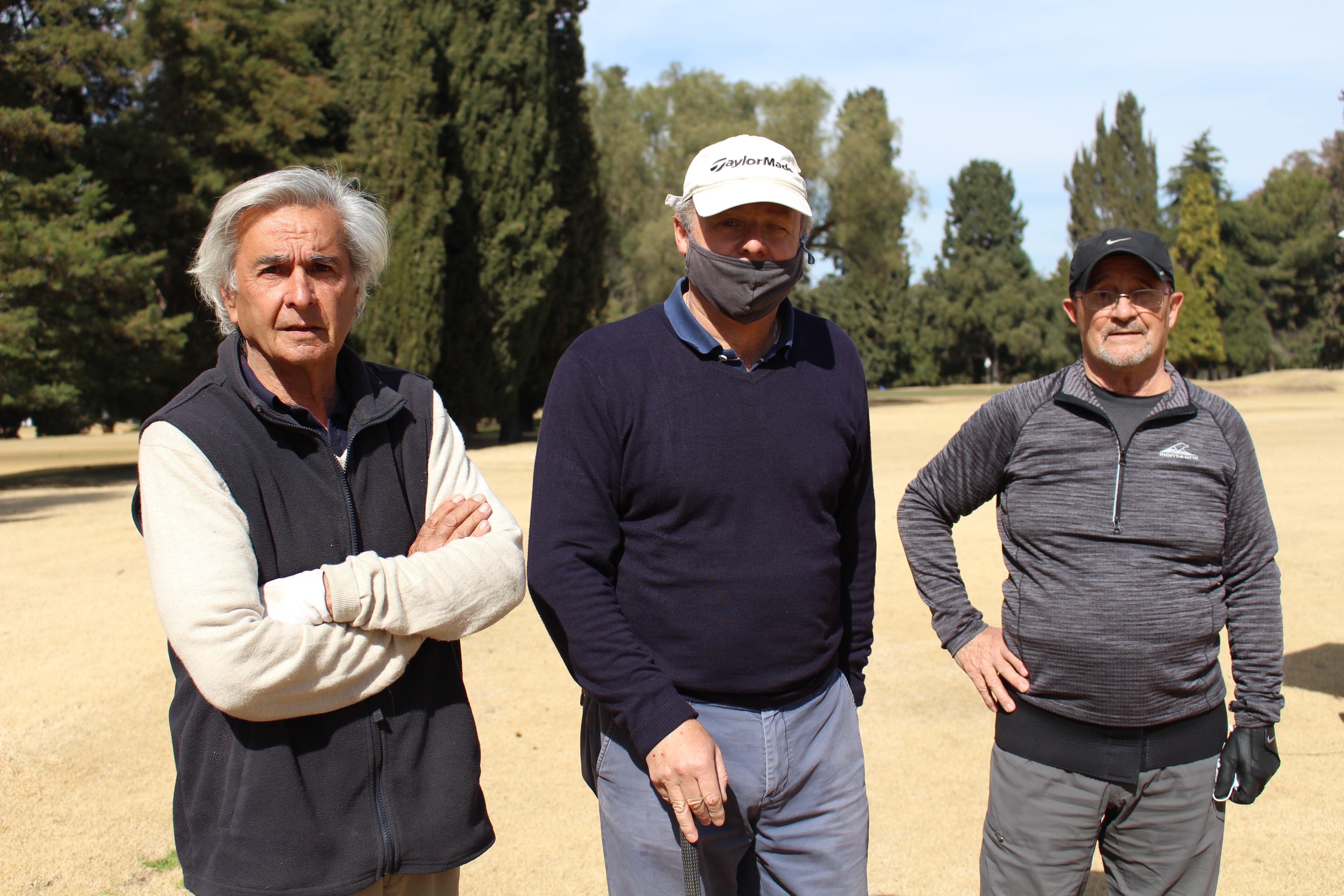 Martín Labayru, Diego Arenas y Miguel Martínez.