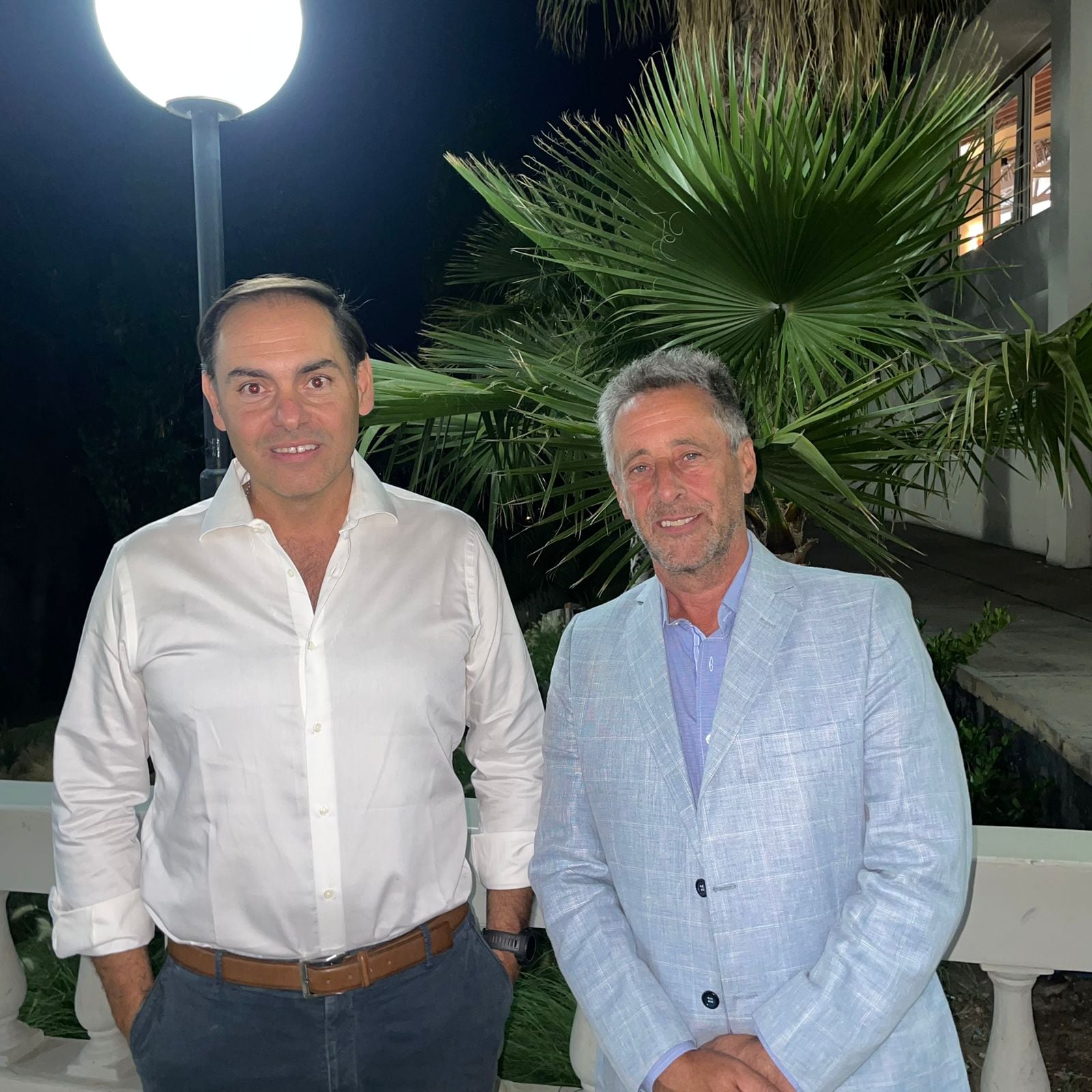 Gustavo Diez de Grupo LTN y Carlos Nallib de Ormiflex SRL.