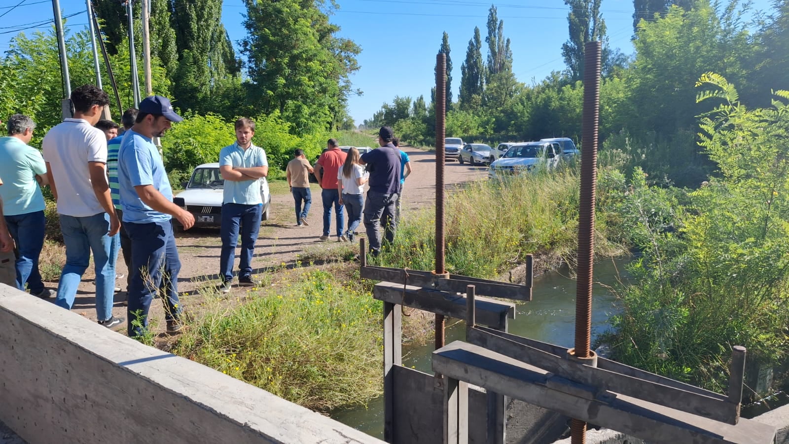 Modernización sistema de riego canal Bombal: 4 empresas realizaron la visita de obra