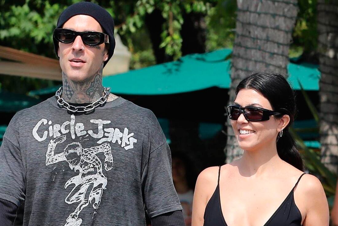 Travis Barker y Kourtney Kardashian