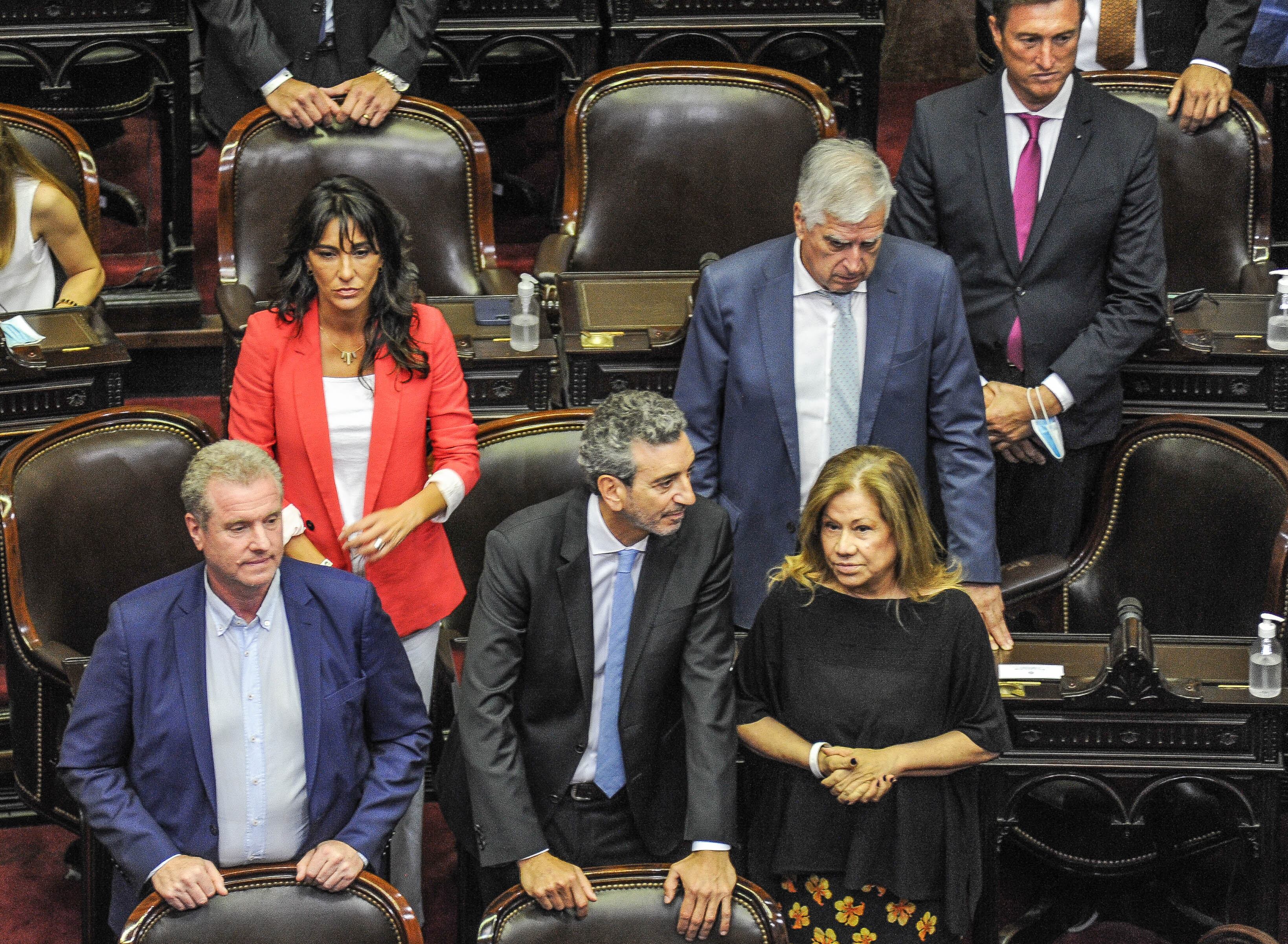 jura de Diputados nacionales , Bloque Federal , Natalia De La Sota , Graciela Camaño , Florencio Randazzo , Ignacio García Aresca . Congreso . Foto Federico Lopez Claro