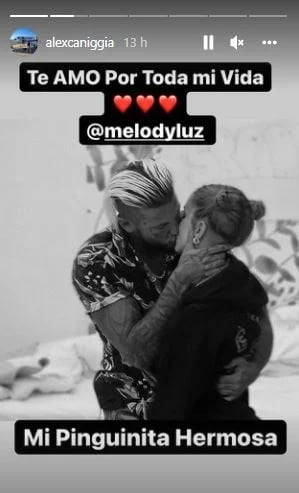 Charlotte Caniggia conoció a Melody Luz, la novia de Alex