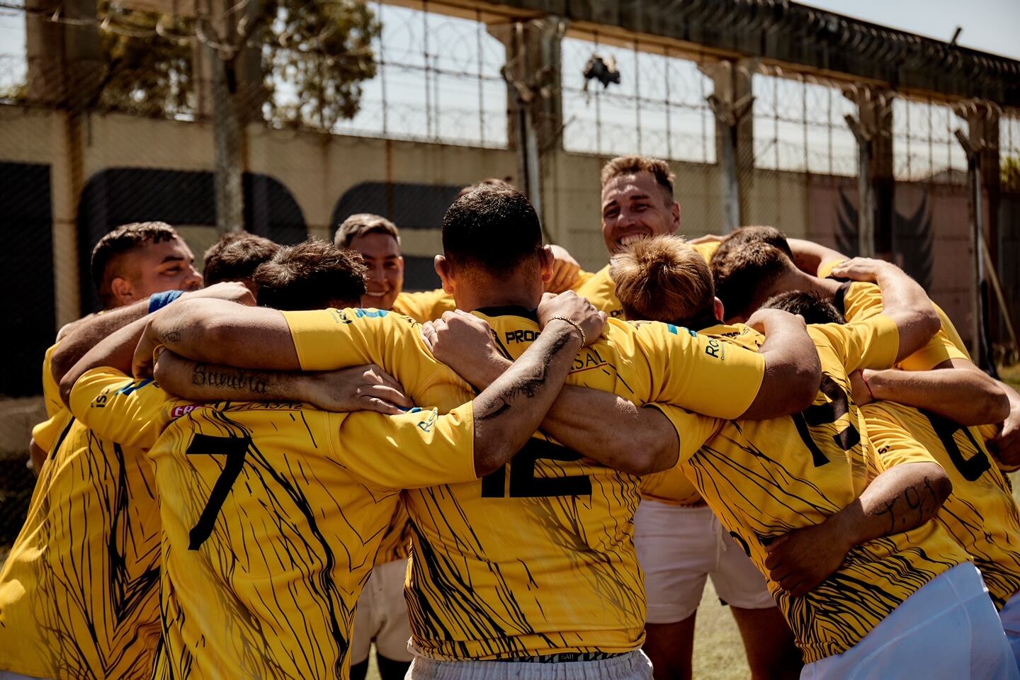 En personas privadas de la libertad que juegan al rugby en las cárceles, la reincidencia es menor a 5%. Foto: Gentileza Fundación Espartanos