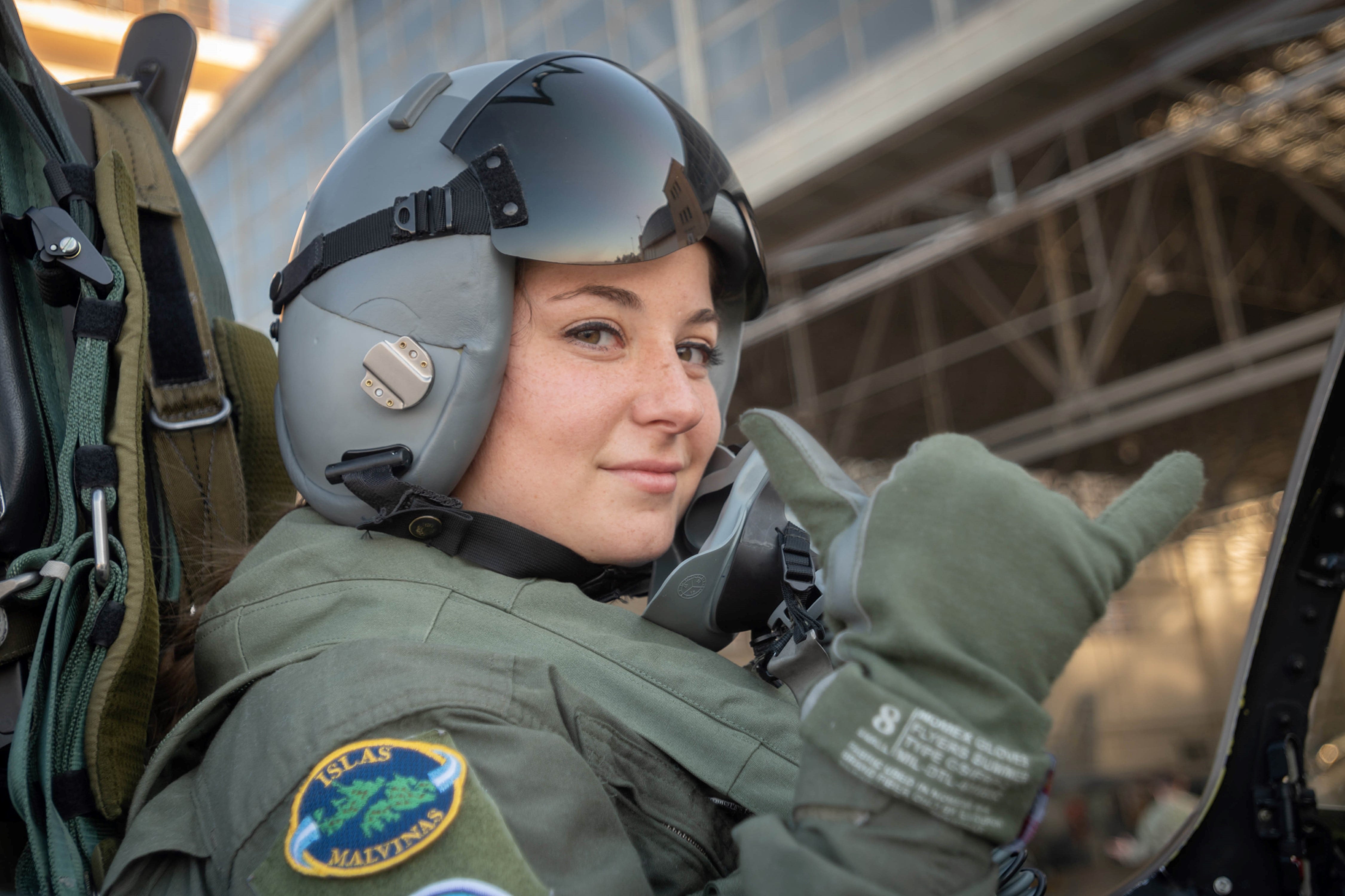 Sofía Vier tuvo en la provincia su primer Vuelo Solo como aviadora de combate. No le interesa ser la primera mujer, sino ser buena piloto