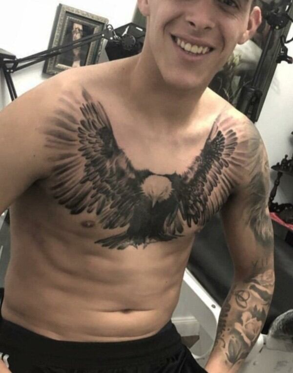 El tatuaje de Cristian Pavón en 2018