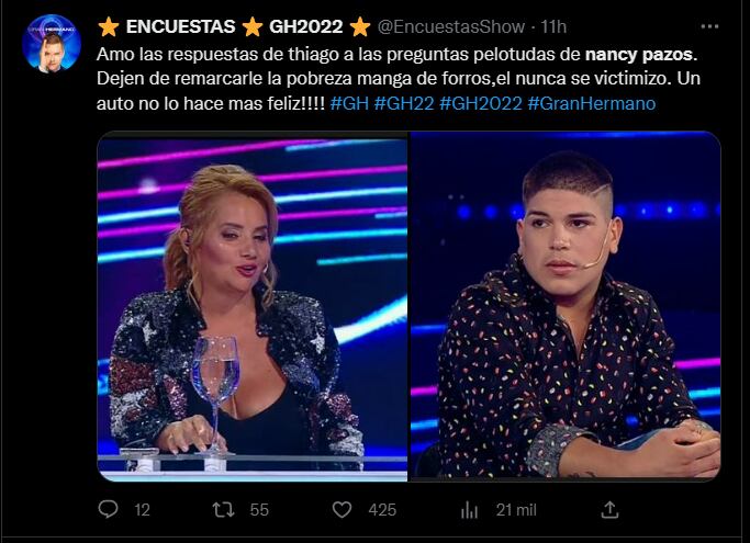 Las redes explotaron contra Nancy Pazos