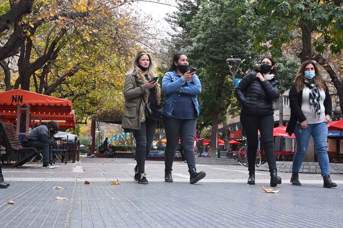 En Mendoza, se registran bajas temperaturas con el cielo nublado