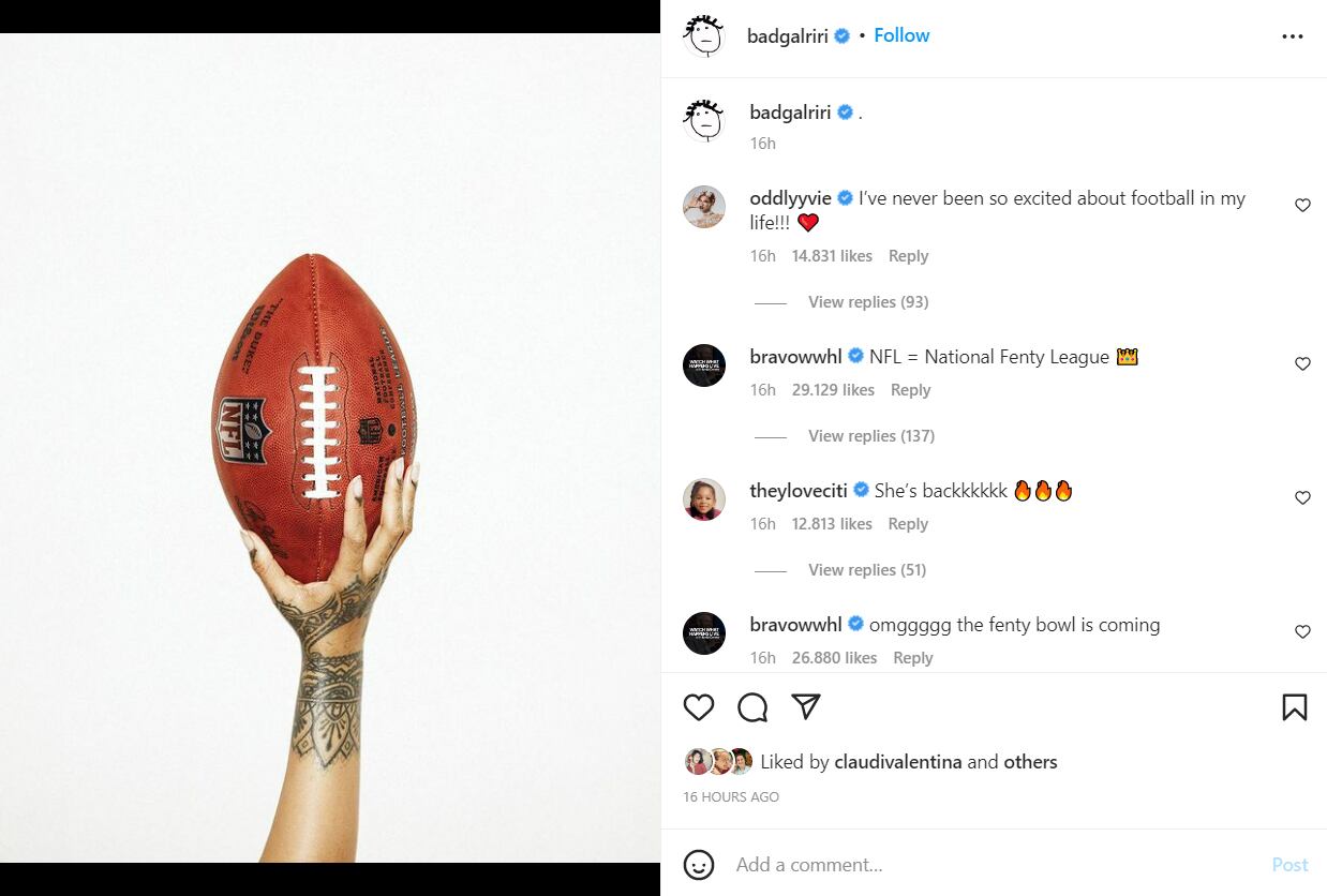 Rihanna será la gran estrella del Superbowl