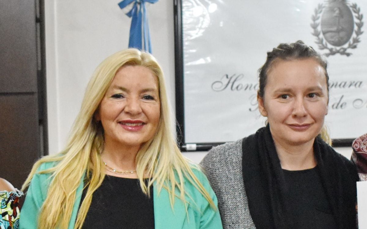 Laura Balsells Miró y Stella Huczak de Juntos por la Libertad. Foto: X @DiputadosMza