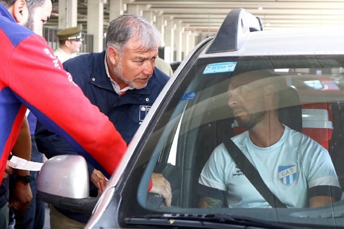 El delegado presidencial regional de Valparaíso, Yanino Riquelme, en el paso Los Libertadores de Chile (Gentileza)