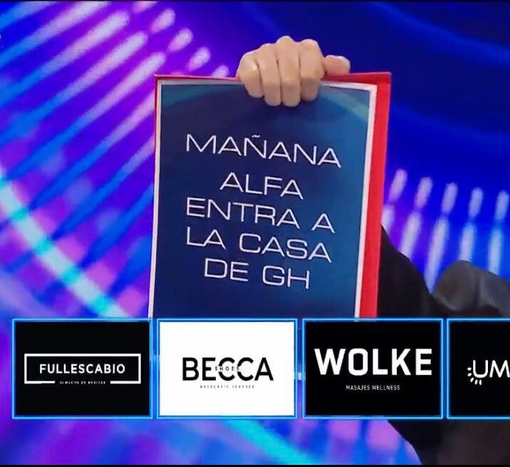 Alfa ingresa a Gran Hermano