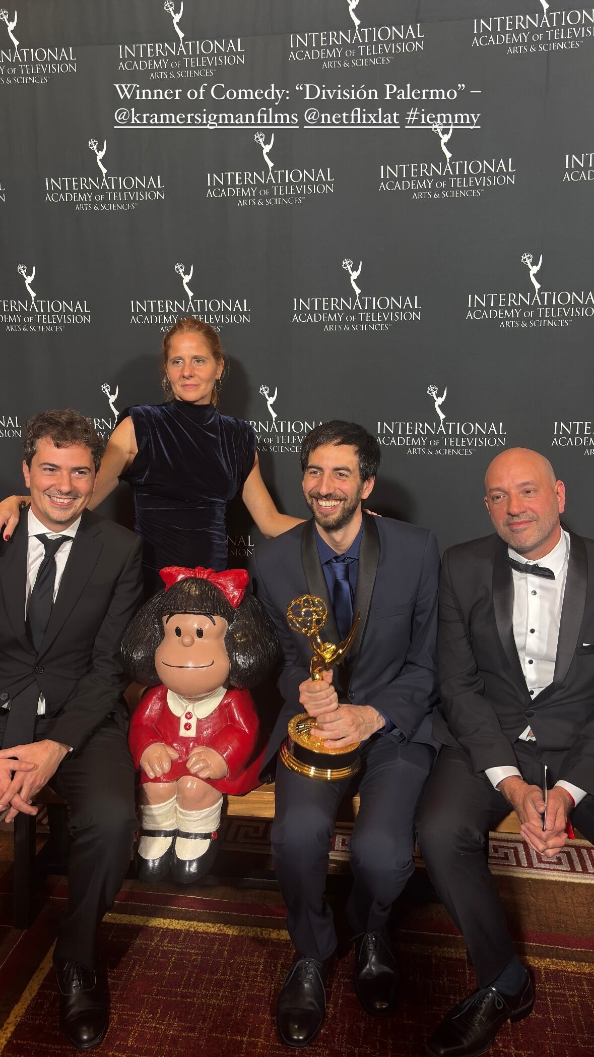 División Palermo ganó el Emmy a Mejor Comedia.