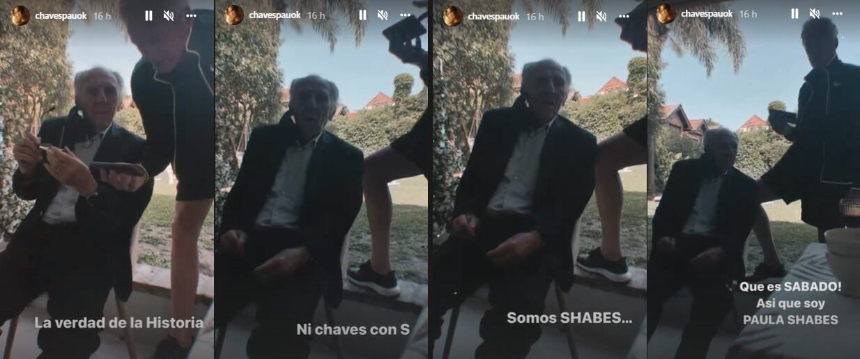 Paula Chaves y el desesperado pedido por la salud de su abuelo, quien sufrió un ACV en su casa