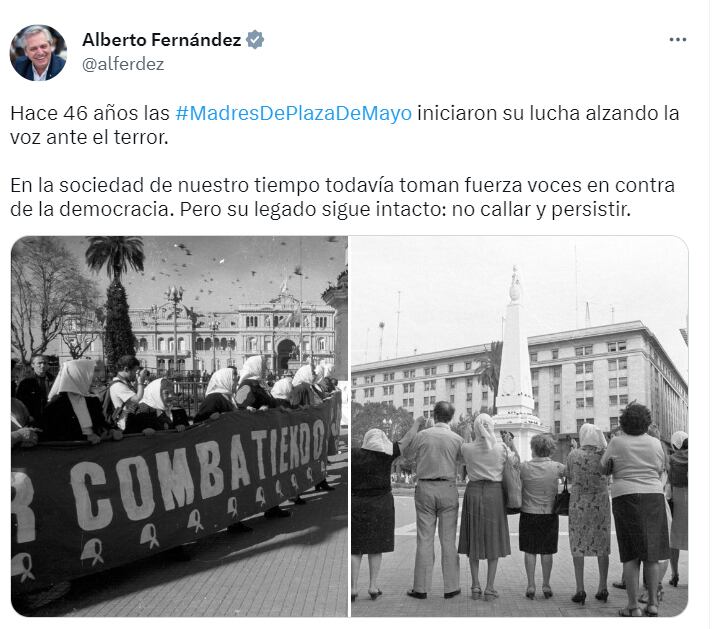 Twitter Alberto Fernández