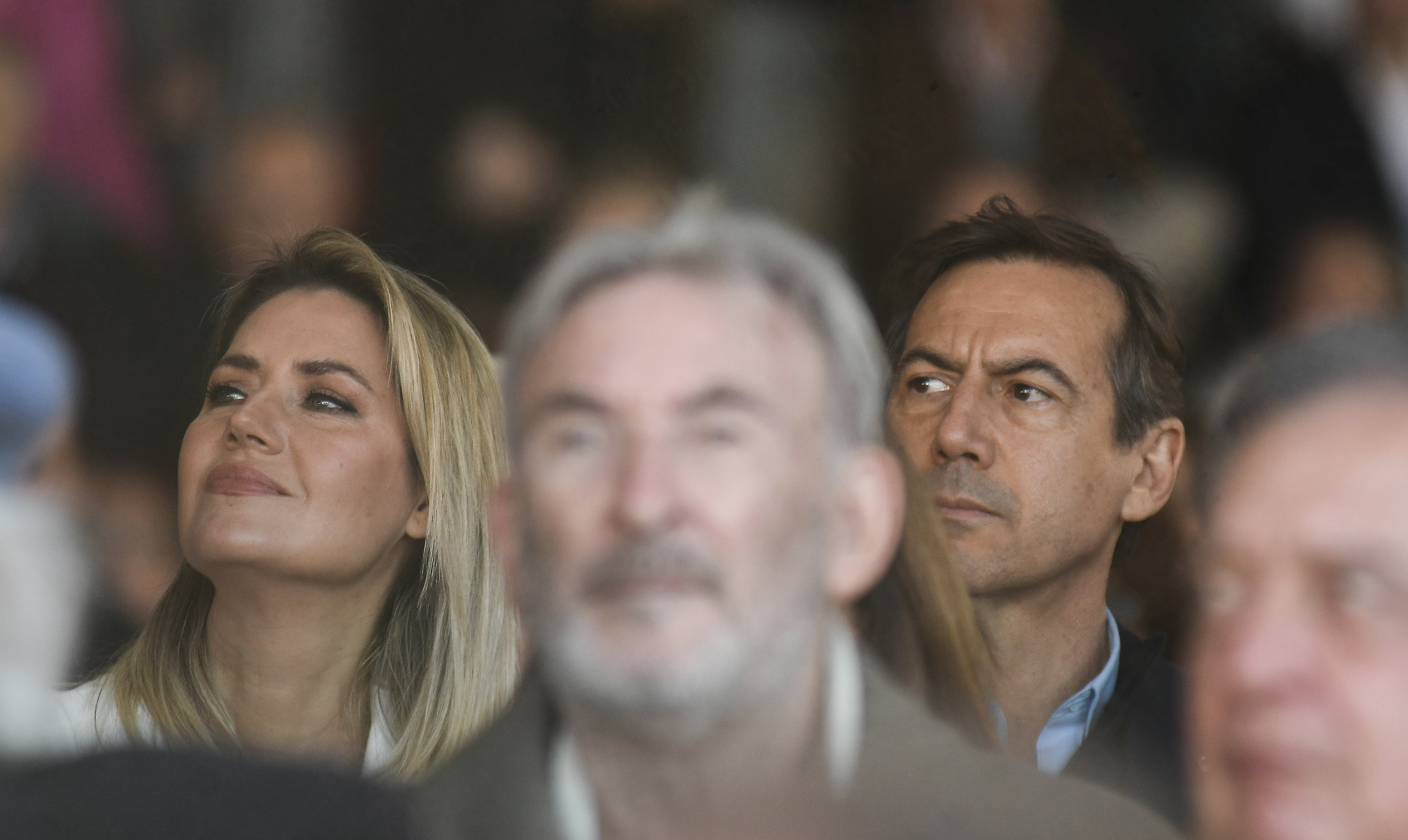 Luis Naidenoff y Carolina Losada. / Foto: Federico López Claro