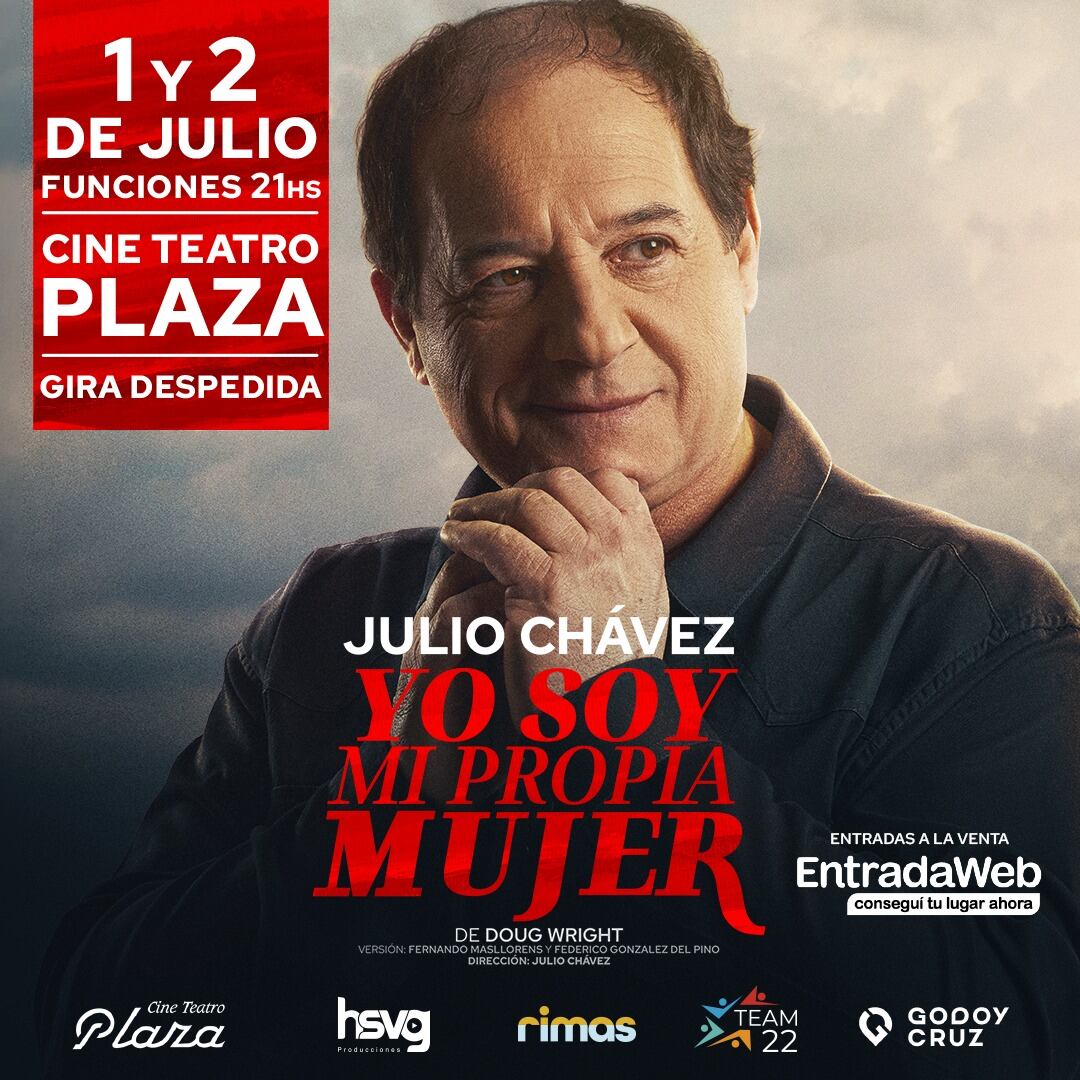 El unipersonal interpretado por Julio Chávez se despide de la cartelera y vuelve a Mendoza.