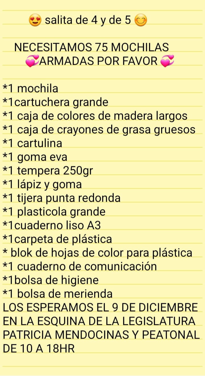 Más de 500 chicos del Este mendocino buscan “padrinos mágicos” para poder ir a clases: cómo ayudar. Foto: Gentileza Brisa Moyano.