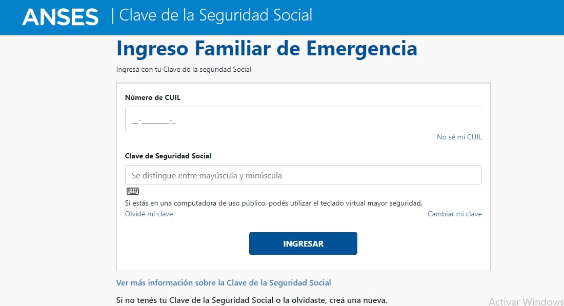 Formulario de IFE de Anses: por ahora, los potenciales beneficiarios pueden revisar que todos los datos que figuran en el sistema sean correctos. 