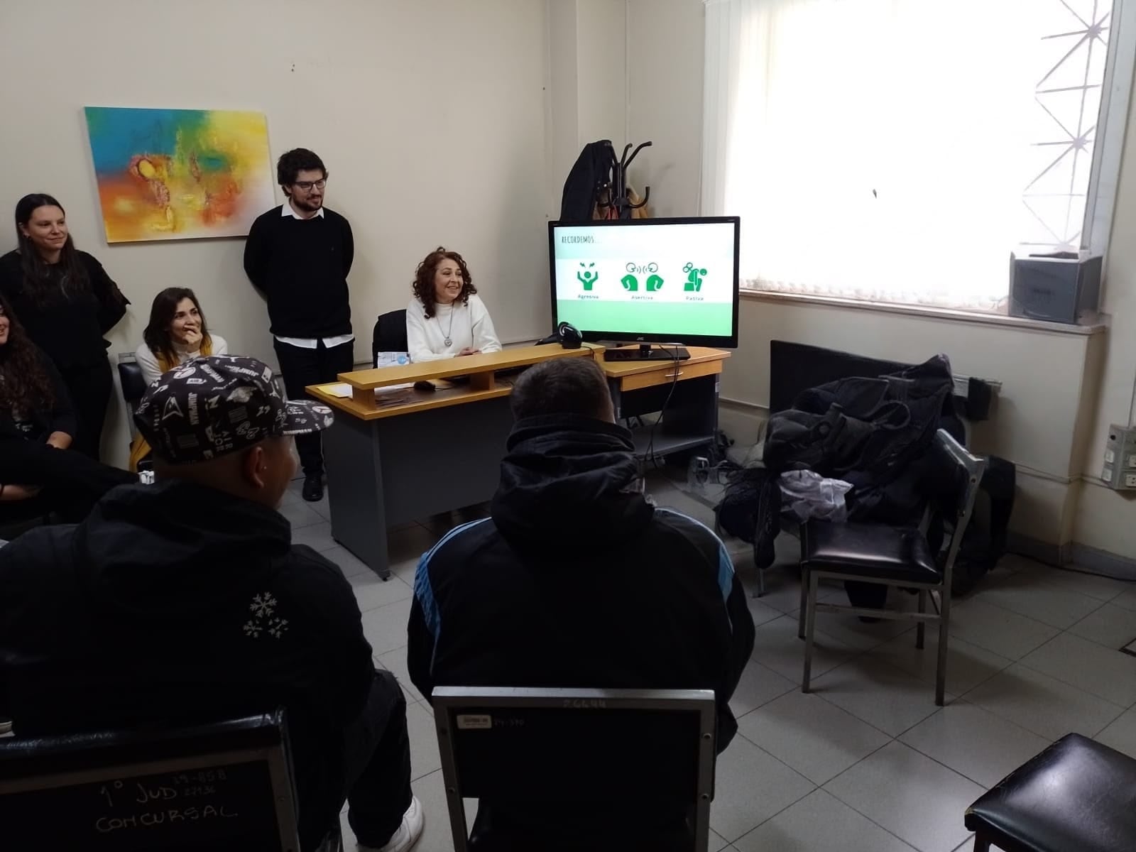 El fuero penal de la Suprema Corte de Justicia lleva adelante un programa del que participan condenados con ejecución condicional y no están privados de su libertad. Foto: Fuero Penal Colegiado.