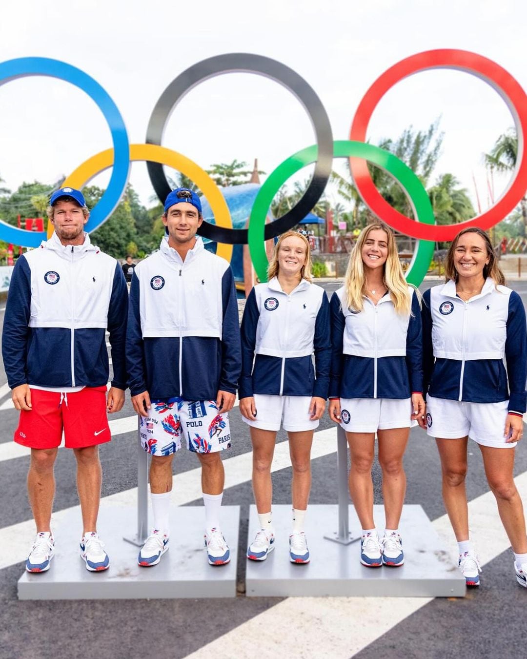 Griffin Colapinto participó en los últimos Juegos Olímpicos París 2024 junto a John Florence, Caroline Marks, Carissa Moore y Caitlin Simmers.