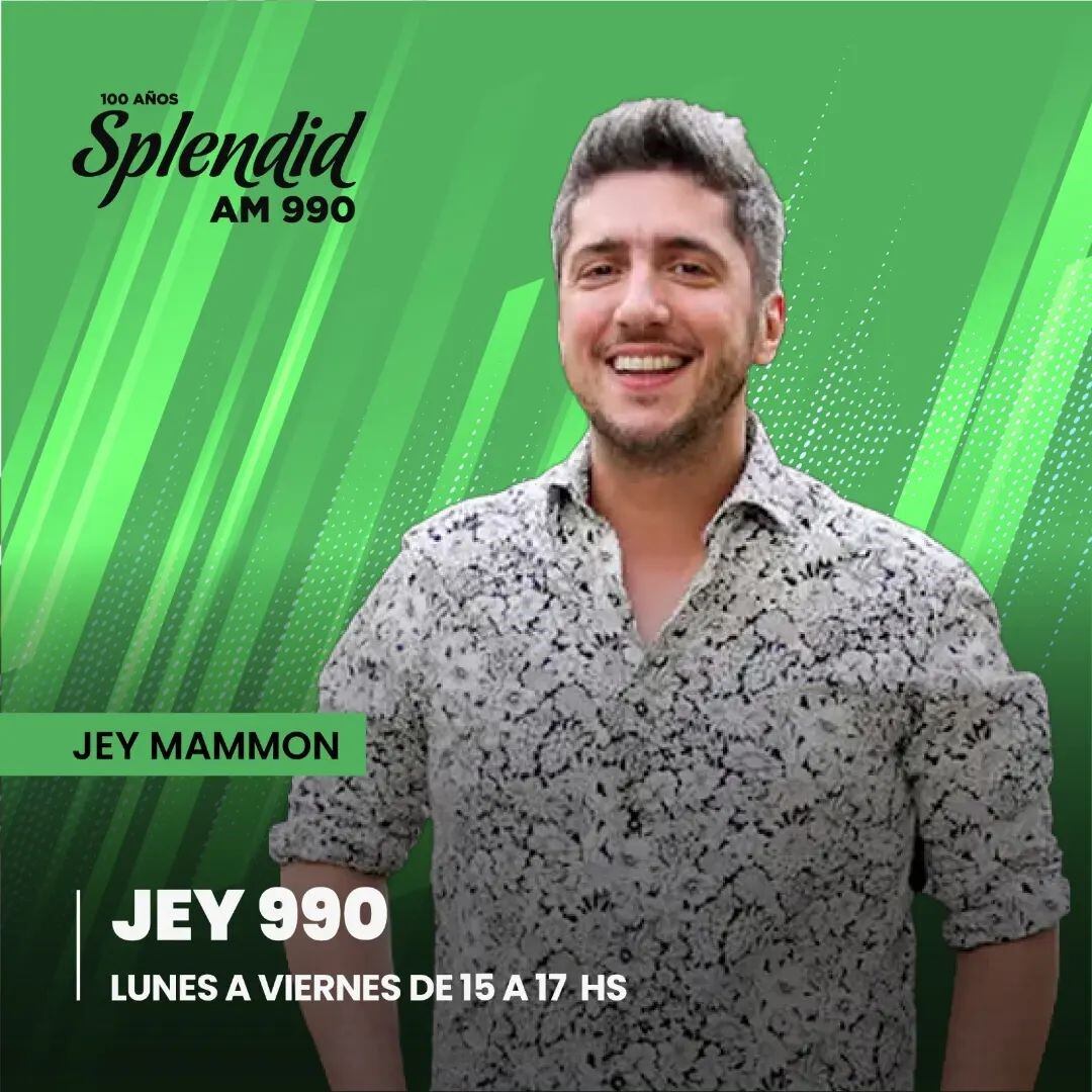 El nombre del programa es "Jey 990", sin el apellido artístico Mammón. 