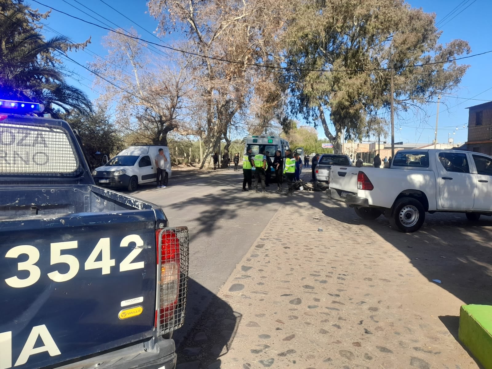 Siniestro vial con una víctima fatal en Rodeo del Medio, Maipú.