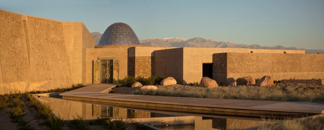 Piedra infinita, la bodega de Zuccardi en Valle de Uco en donde se realizará el evento.