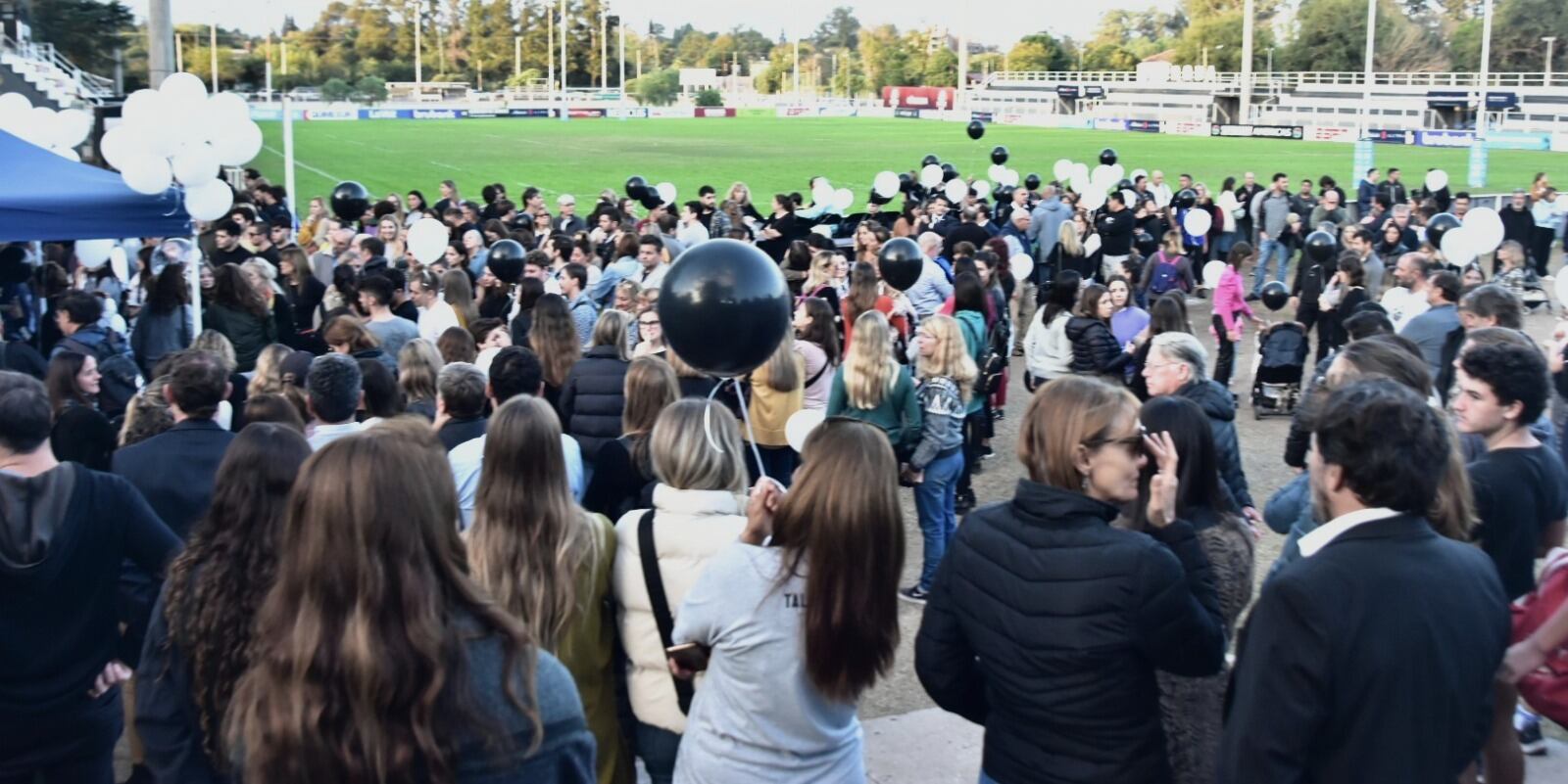 Homenaje a Benjamín Gamond en el Tala Rugby Club. (La Voz)