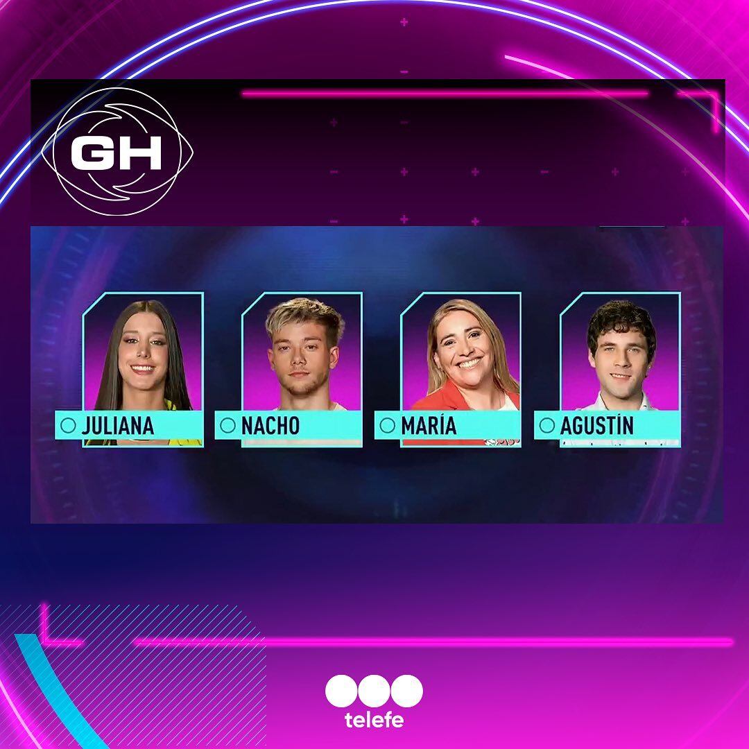 Los cuatro nominados de Gran Hermano