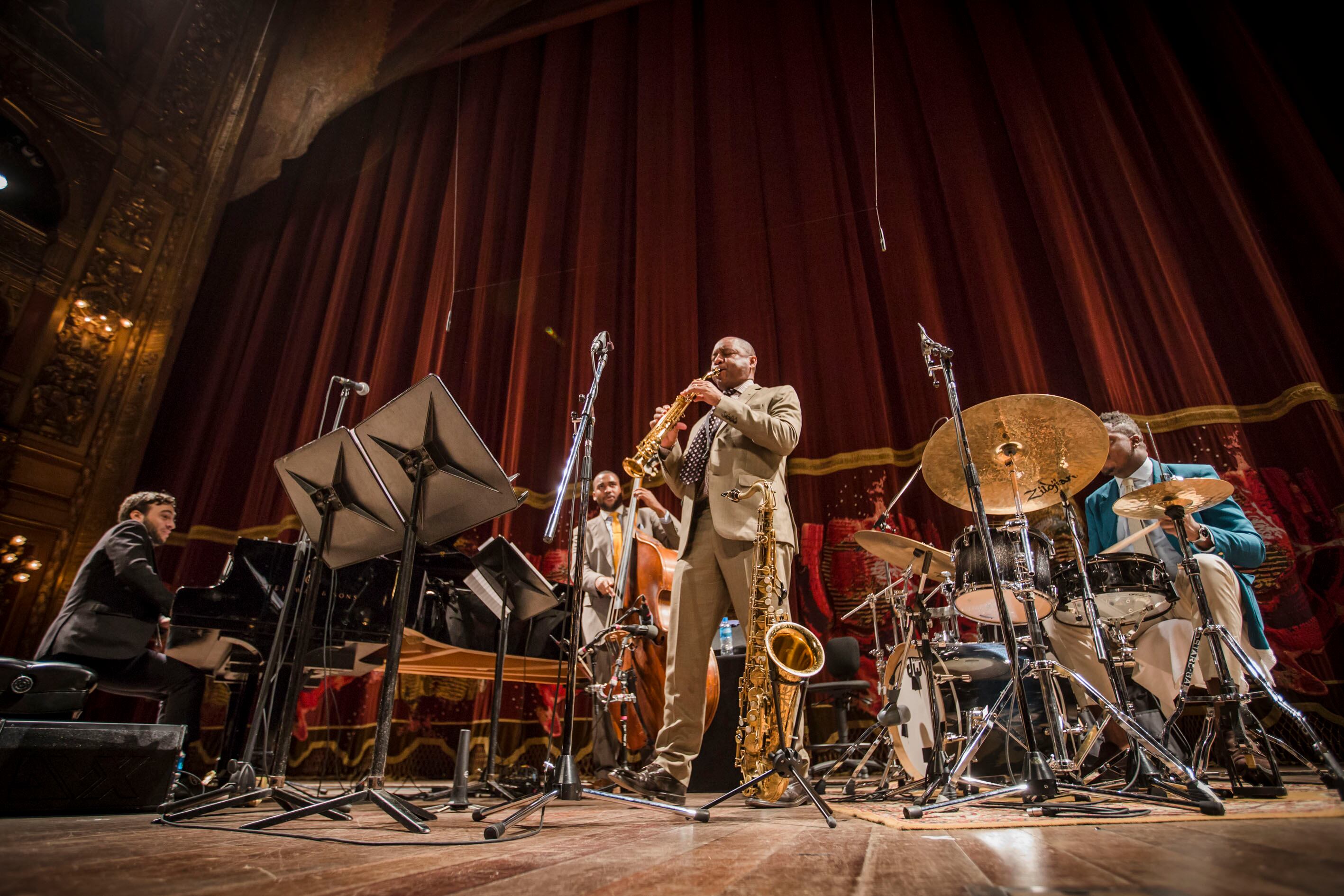 Branford Marsalis Quartet, London Jazz Festival 14th Nov 2014, Queen Elizabeth Hall, London, Branford Marsalis - saxophones, Joey Calderazzo - piano, Eric Revis - bass, Evan Sherman - drums