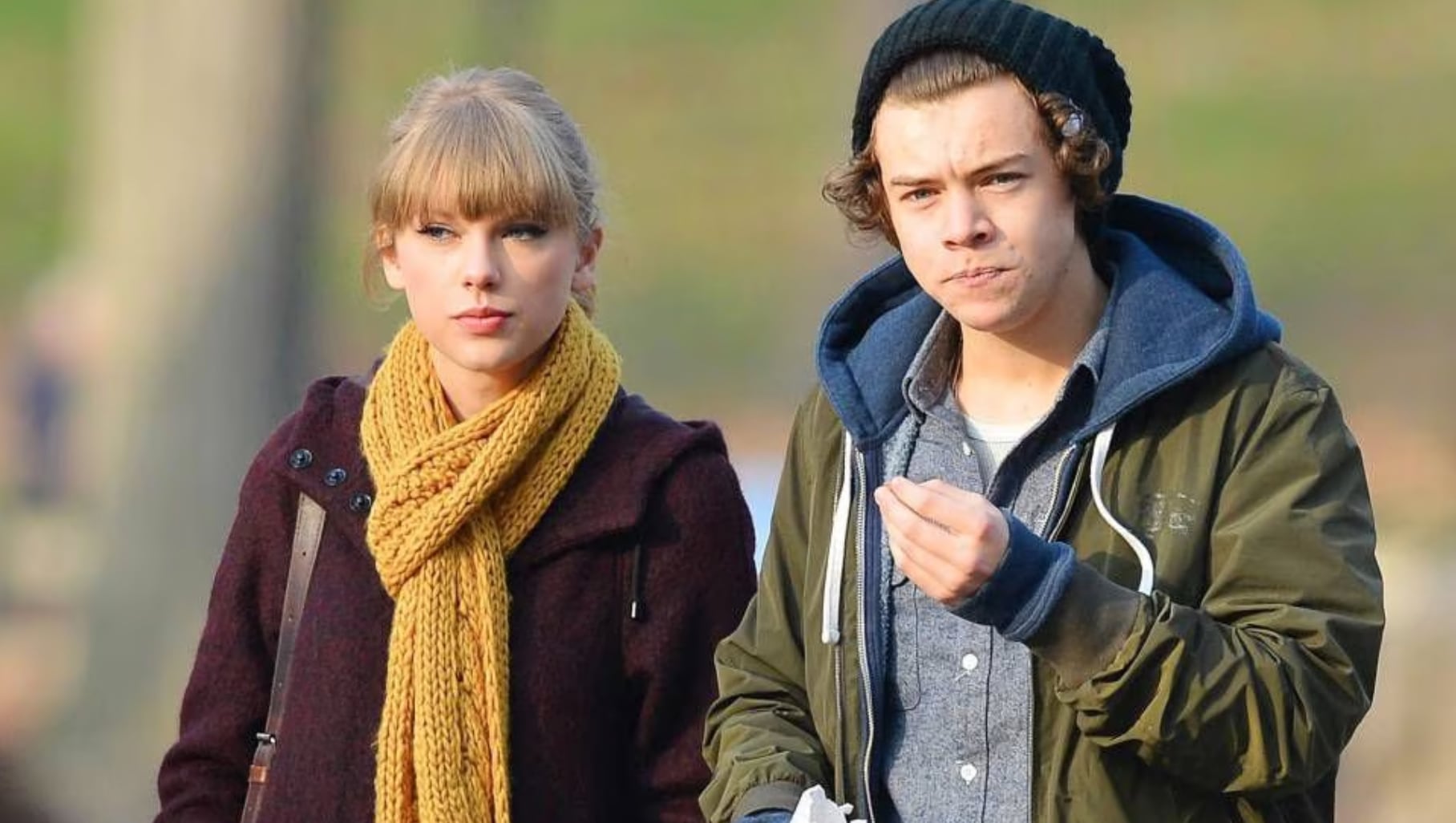 Taylor Swift cuando estaba en pareja con Harry Styles. Foto: archivo