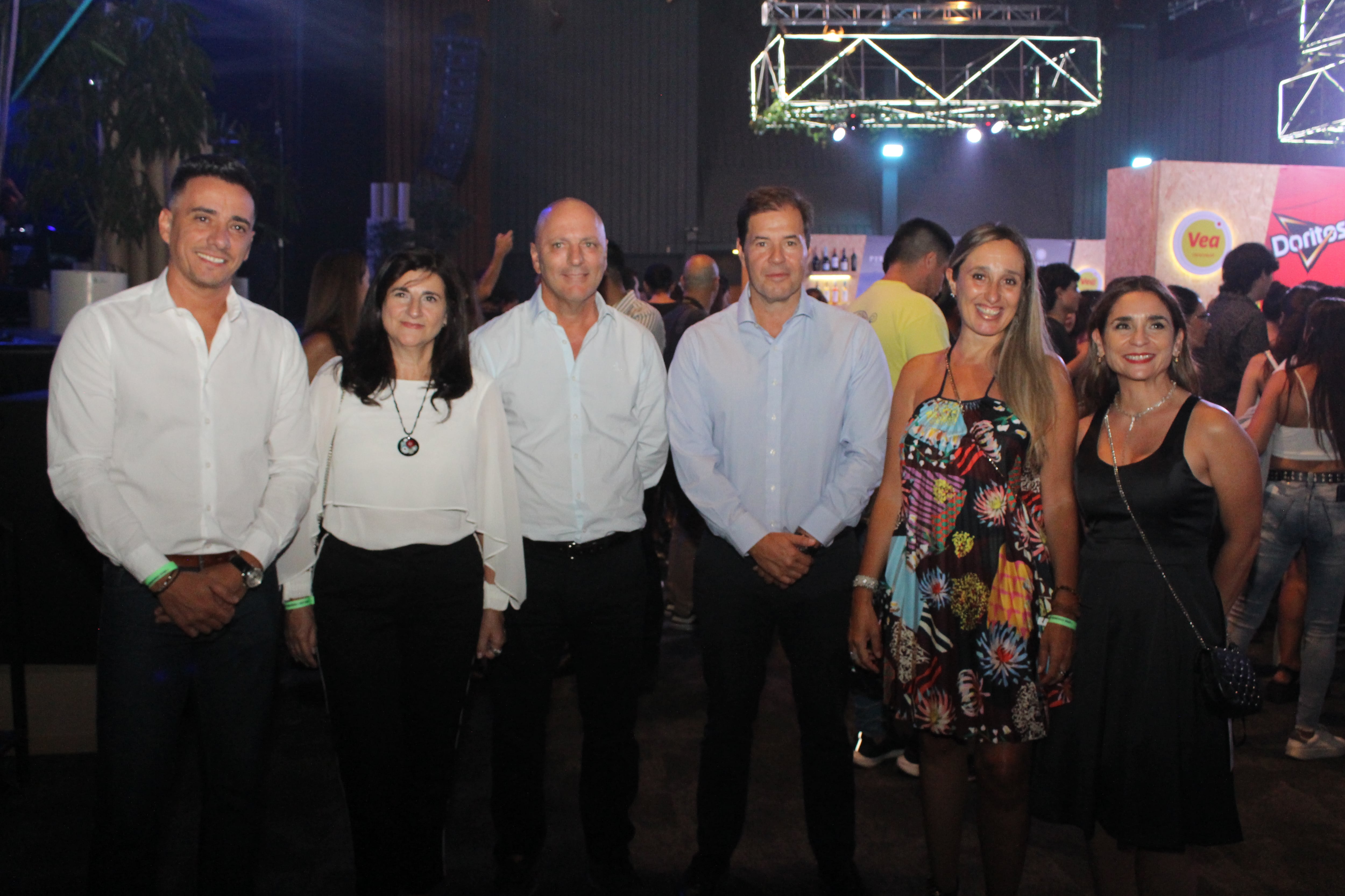 Marcos Calvente, Gabriela Testa, Alejandro Arruiz, Hebe Bayona y Claudia Abraham.