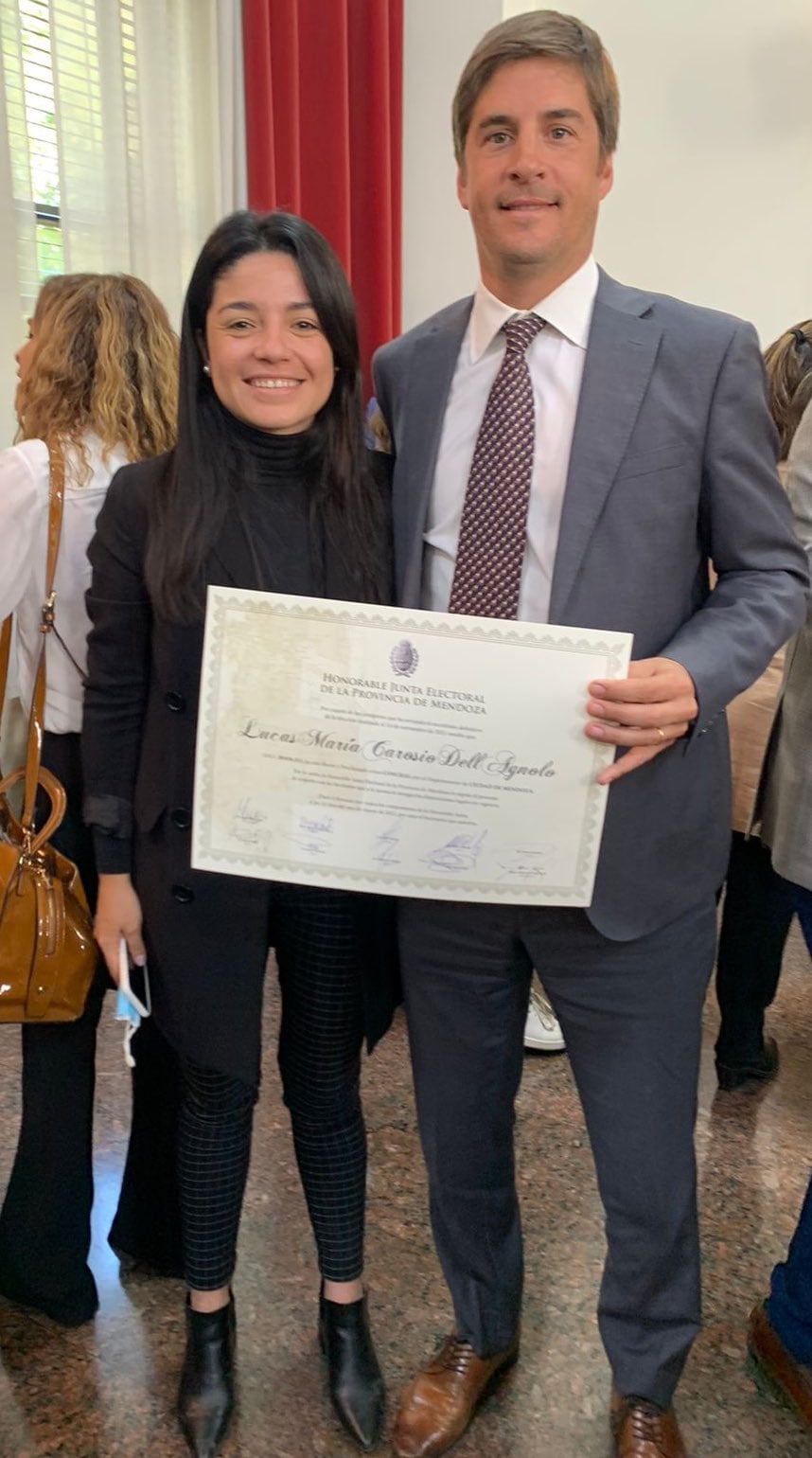 Sol Salinas y Lucas Carosio, concelajes del Pro en la Capital.