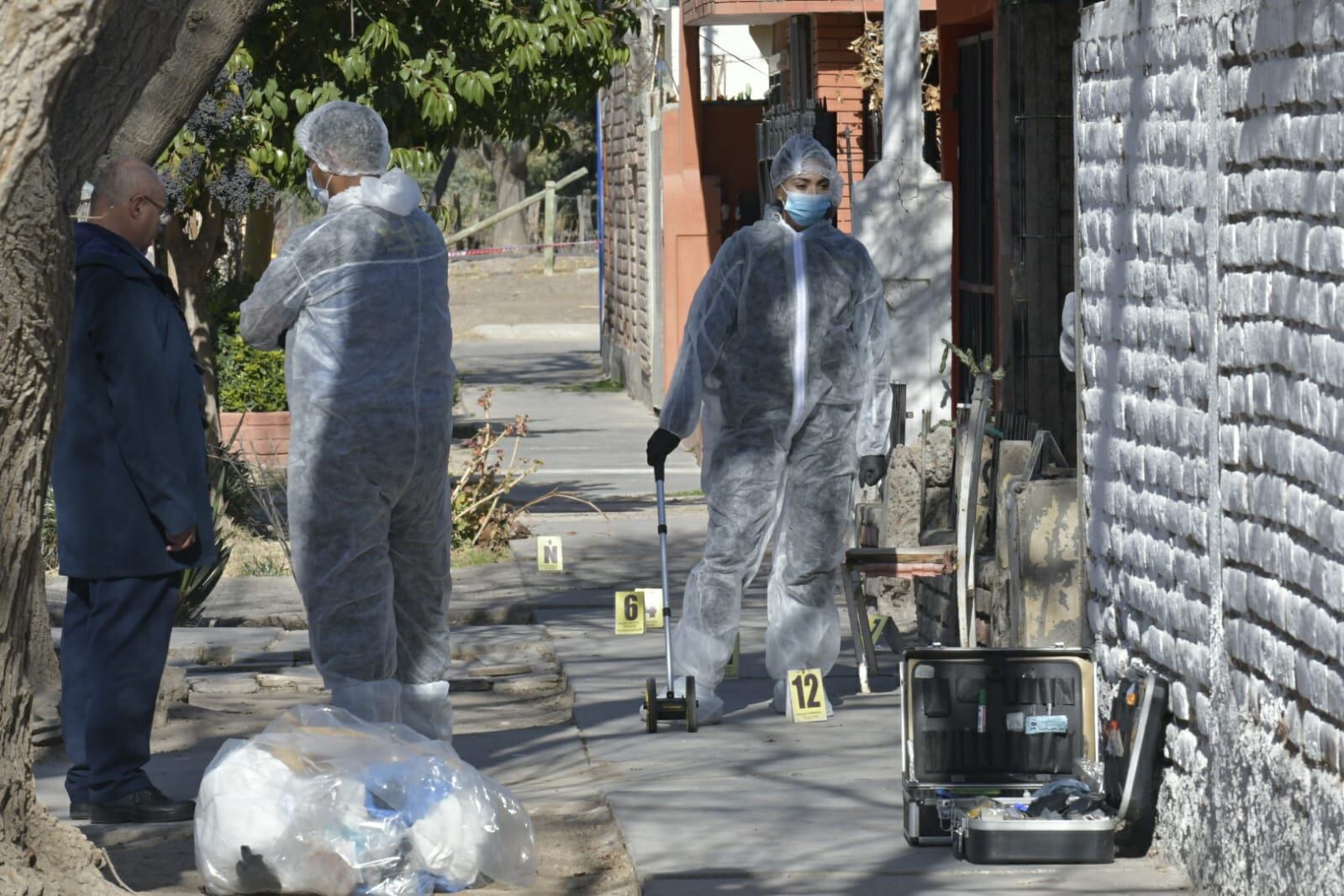 Femicidio de Karen Ríos (20) en Rivadavia. Orlando Pelichotti / Los Andes