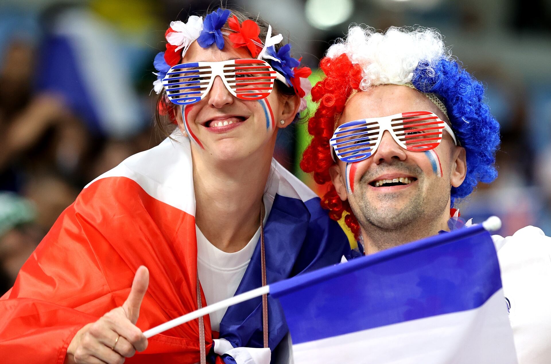 Todo el color de los fanáticos en la Copa del Mundo Qatar 2022. Foto: EFE