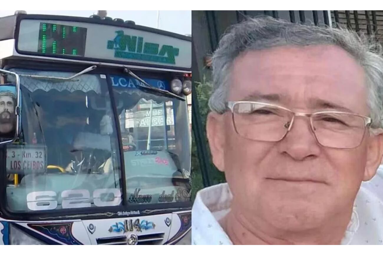 Protesta. Daniel Barrientos, el colectivero de 55 años que murió de un disparo en el pecho. (Gentileza TN)